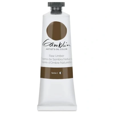 Image of Gamblin : Artist Oil Colour 37ml Raw Umber