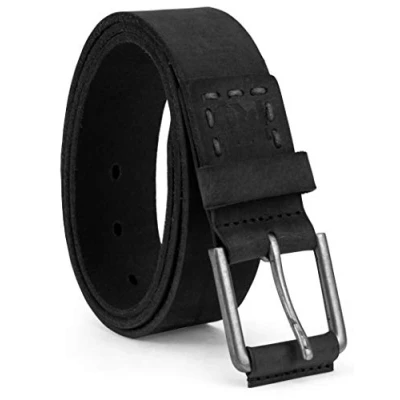 Image of Timberland PRO Men&#039;s 40mm Workwear Leather Belt, Black/Pull up, 44