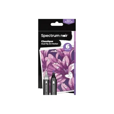 Image of Crafter&#039;s Companion Spectrum Noir Classique 6pc Rich Purples
