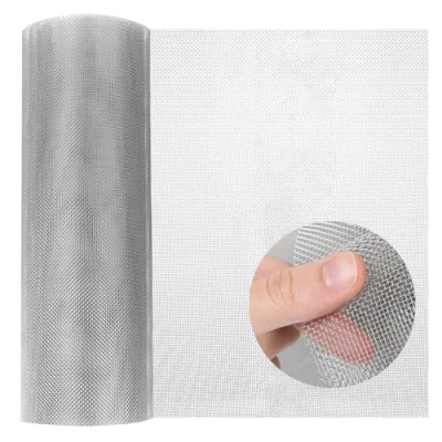 Image of Pest Prevention Mesh, Stainless Steel Wire Mesh Roll, Rodent Proofing Metal Meshes, Filter Screen Sheets for Garden (2Mx33cm)