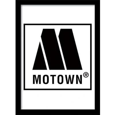 Image of Motown Logo Framed 30 x 40cm Print, MDF, Multi Colour, 42 32 2.4 cm