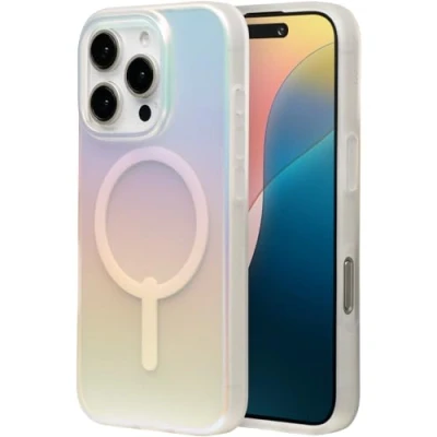 Image of ZAGG Milan Snap iPhone 16 Pro Case Iridescent, Clear