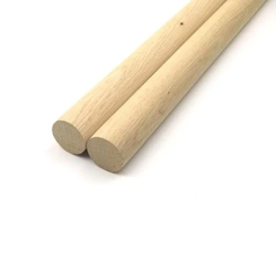 Image of Oakcrafts European Oak Dowel 1m Long (35mm) Pack of 2