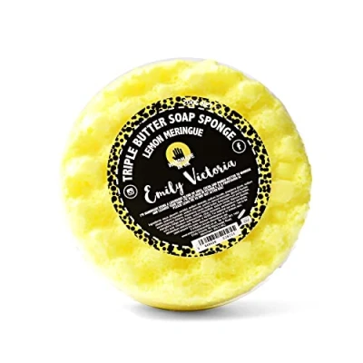 Image of Emily Victoria Triple Butter Soap Sponge Lemon Meringue Citrus &amp; Sweet Scent 200g