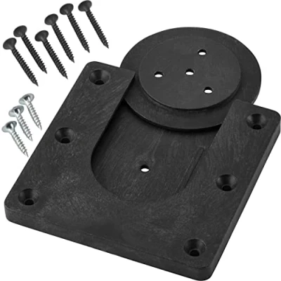 Image of Viper by GLD Products QuickFit Dartboard Mounting Bracket with Pro Line Oche Tape, Black