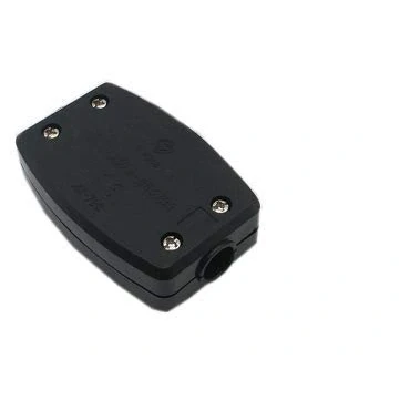Image of 3 Terminal in Line Connector Box, 13A 240V Mains Electric Cable Junction Box 2Pcs Flex Connector（Black ）