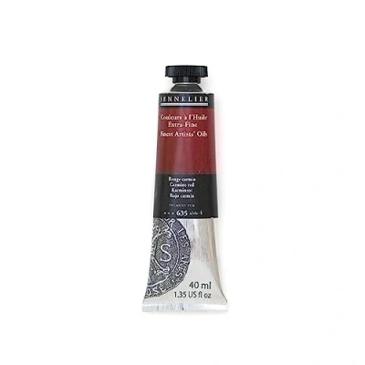 Image of Senelier Artist Oil Paint Tube Carmine Red