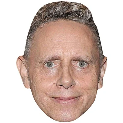Image of Martin Gore (Smile) Celebrity Mask, Flat Card Face, Fancy Dress Mask