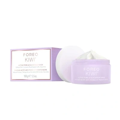 Image of FOREO KIWI Active Pore &amp; Blackhead Mask, 100g Remover Clay Mask moisturizing Jojoba Oil Minimizer Skin Purifying Detox Face Vegan Cruelty free All Types