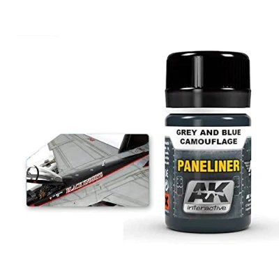 Image of AK02072 AK Interactive Paneliner for Grey and Blue Camouflage 35ml