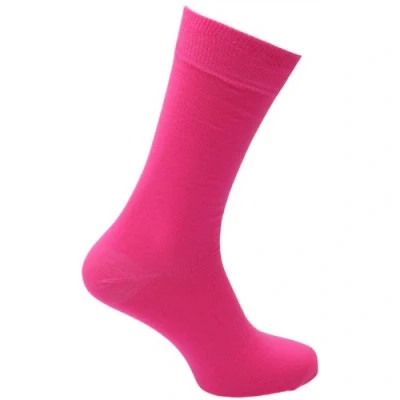 Image of Men&#039;s Neon Teddy Boy Rock&#039;N&#039;Roll 50s 60s 70s 80s 90s Fancy Dress Socks/UK Size 6 11 Euro 39 45 (Pink)