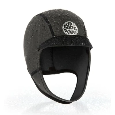 Image of RIP CURL Dawn Patrol 2mm Surf Cap Hat Black Unisex