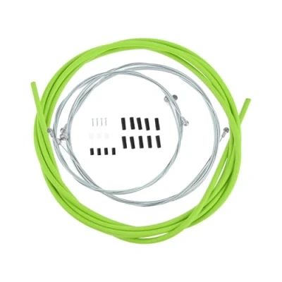 Image of SURIEEN Universal Bike Inner Brake Cable Housing Kit with Ends for Mountain and Road (Green)