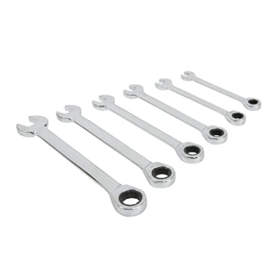 Image of King Dick Ratchet Combination Spanner Set AF 6pce 3/8&quot; 3/4&quot;