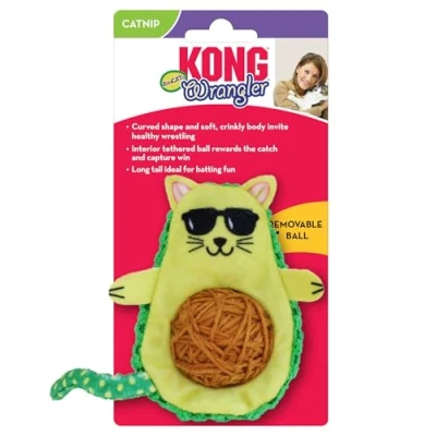 Image of KONG Cat Wrangler AvoCATo 7.5x7.5x11.5cm Multicolor