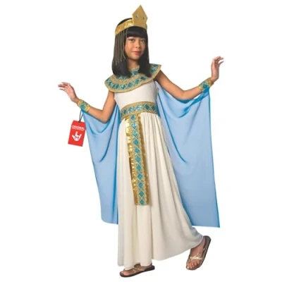 Image of Morph Cleopatre Girls&#039; Costume, Egyptian Girl Cleopatra Girl&#039;s Carnival Size M