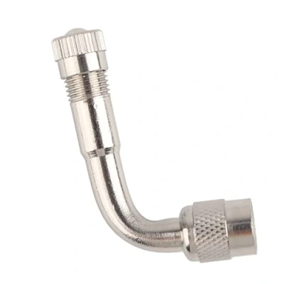 Image of Tyre Valve Extension Adapter, Universal 45/90/135 Tire Extenders Wheel Stem Adapter Extender for Car Motorcycle Bike Truck RV Scooter(90 Degree)