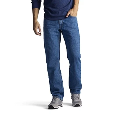 Image of Lee Men&#039;s Regular Fit Straight Leg Jean, Pepperstone, 36W x 28L