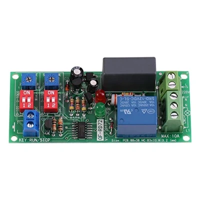 Image of 1pc AC100V 250V Timer Module Adjustable Infinite Cycle Delay On/Off Switch Relay for Test Circuit Fish Tank Intermittent Pump