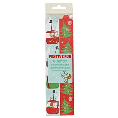 Image of Neviti Festive Fun Christmas Kids Paper Chains Pack of 50