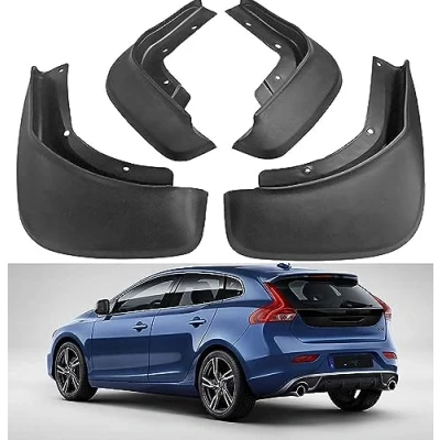 Image of 4 Pcs Car Mud Flaps for Volvo V40 V60 2013 2014 2015 2019, Front/Rear Wheel Mudflaps, Waterproof Splash Protection Fender, Winter Sediment