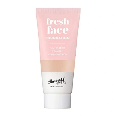Image of Barry M Cosmetics Fresh Face Lightweight Liquid Foundation Infused With Hyaluronic Acid And Vitamin C, Shade 6