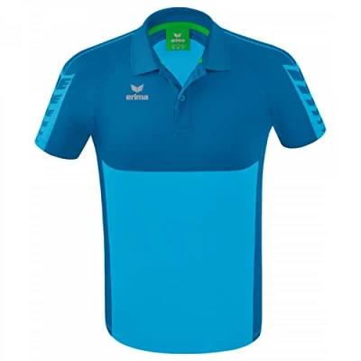 Image of Erima Men&#039;s Six Wings Sport Polo, Curaçao, XXL