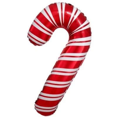 Image of Candy Cane Small Christmas Foil Balloon, 40cm