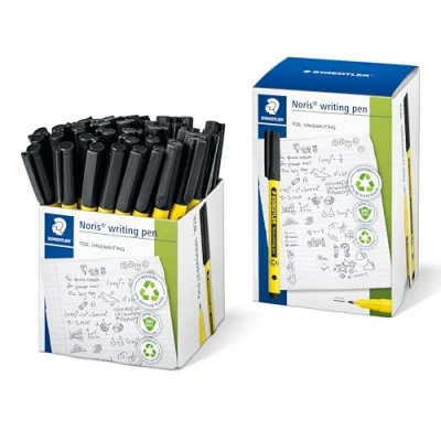Image of STAEDTLER 307 9 CT50 Noris Handwriting Pen Black (Tub of 50)