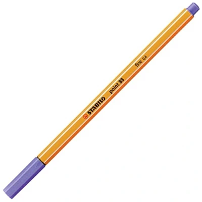 Image of Pack of 12stylo feutres Stabilo Point 88Fine 0.4mm Tip Light Purple