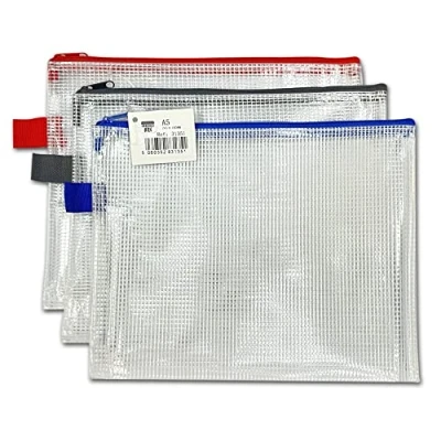 Image of 12 x A5 Tuff Bag School Waterproof Storage Strong Pencil Pen Case Zip Wallet (Size 245x190mm) by ARK