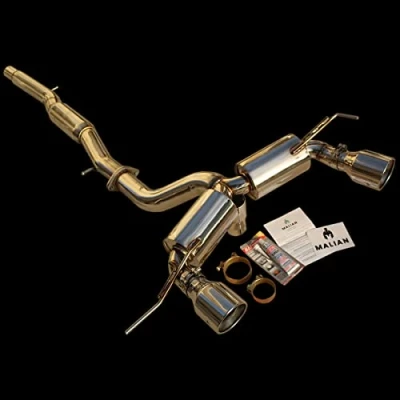 Image of Malian Exhausts for Audi Mk1 TT 180/225 3&quot; Catback Performance Exhaust, 8N, 1.8T, 98 06