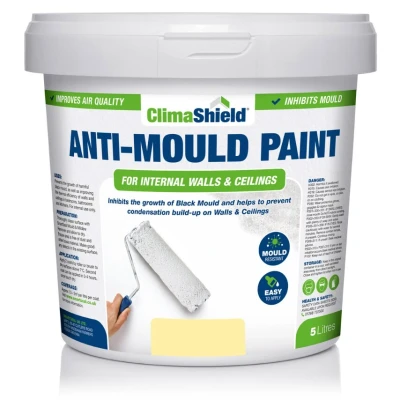 Image of Smartseal Anti Mould Paint Magnolia 5 Liter