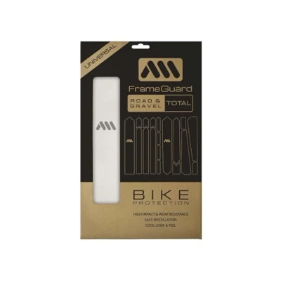 Image of All Mountain Style AMS High Impact Frame Guard Gravel/Road Protects your bike from scratches and dings, Total Clear