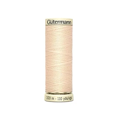 Image of Gutermann Sew All Polyester Thread, Buttermilk 0005, 100 m