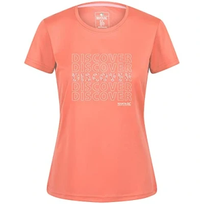 Image of Regatta Fingal VI Womens T Shirt Fusion Coral