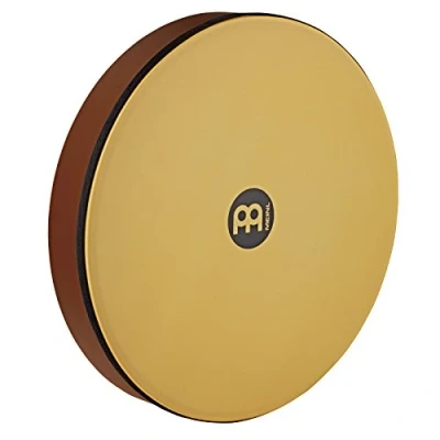 Image of Meinl Percussion Hand Drum Instrument Medium Large Handdrum with Synthetic Skin Diameter 16 Inches Siam Oak, Brown (HD16AB TF)
