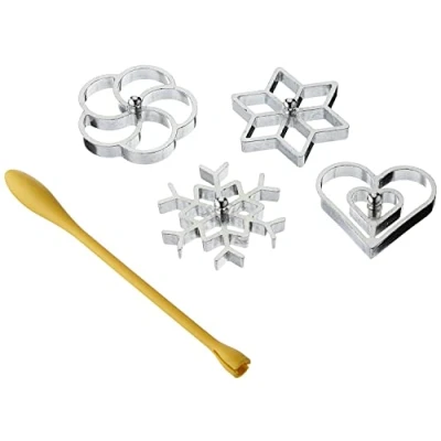 Image of Tescoma Rosette Waffle Maker, 4 Pcs Delicia, Assorted, 31 x 13 2.2 cm