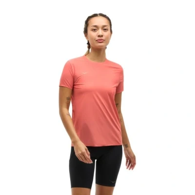 Image of HOKA Airolite RUN Short Sleeve Sports Tshirt, Women&#039;s, Size: Large, Grapefruit