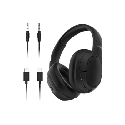 Image of BELKIN SoundForm Isolate Wireless Bluetooth Noise Cancelling Headphones Black, Black