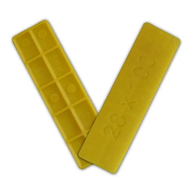 Image of 28mm Window Glazing Glass Packers Flooring Spacers 4mm x 240 Shims