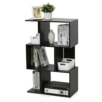 Image of Furinno Bookcases, Wood, Expresso, one size FR16120EX, 59.99 (W) x 94.79 (H) 30 (D) cm