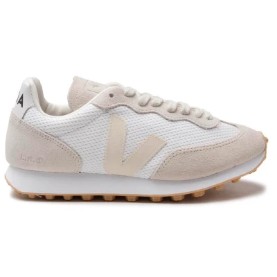 Image of Veja Mens Rio Running Style Trainers White 8 UK