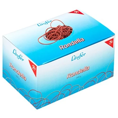 Image of Läufer 50741 Rondella Rubber Rings No. 15 Diameter 100 mm 1 kg Box Red Extra Durable