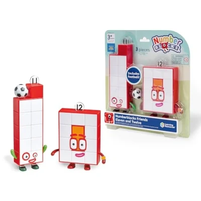 Image of Learning Resources Numberblocks Eleven and Twelve Figure Set, Counting Toy for Toddlers, Toys Kids 3 5, Travel Game Gifts Kids, Ages 4 5+