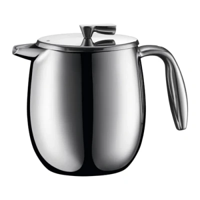Image of Bodum Columbia Double Wall Coffee Maker, Stainless Steel 4 Cup (0.5 L), Shiny
