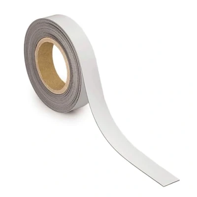 Image of MAUL 10 m x 30 1 mm Marking Magnetic Labelling Tape White