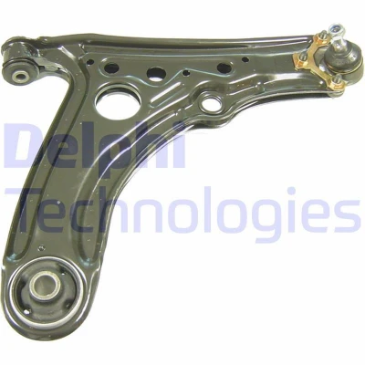 Image of 6N0407151B Suspension Arm DELPHI TC756 with ball joint Trailing Sheet Steel SEAT: Arosa, VOLKSWAGEN: Polo III Hatchback