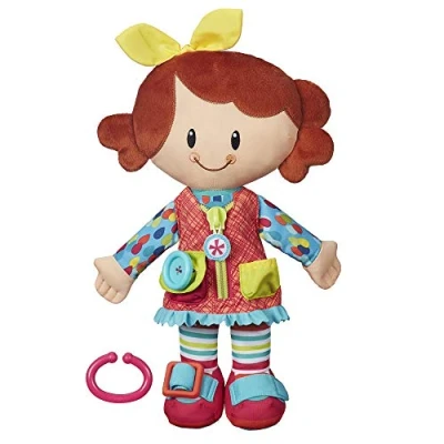 Image of Playskool Classic Dressy Kids Girl Plush Toy for Toddlers From Age 2 (Amazon Exclusive)