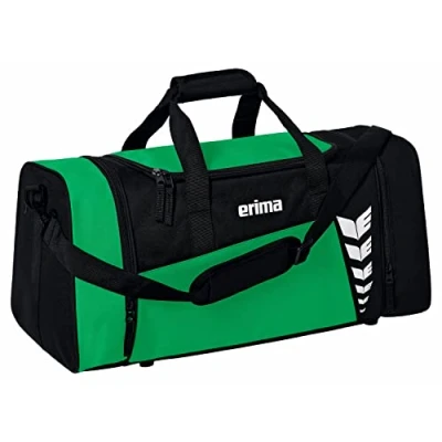 Image of Erima Wings Six Unisex Sports Bag, Emerald/Black, L